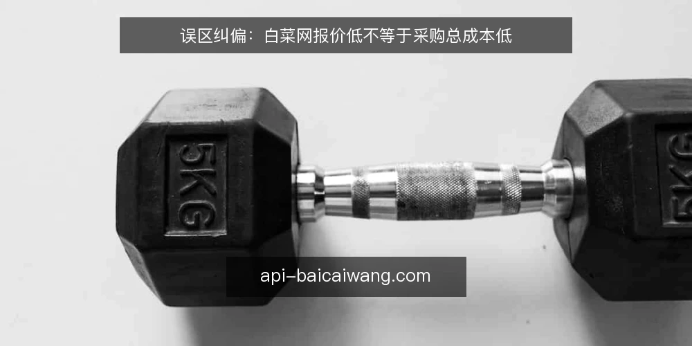 误区纠偏：白菜网报价低不等于采购总成本低 — 引言：采购白菜，报价低不等于总成本低 配图